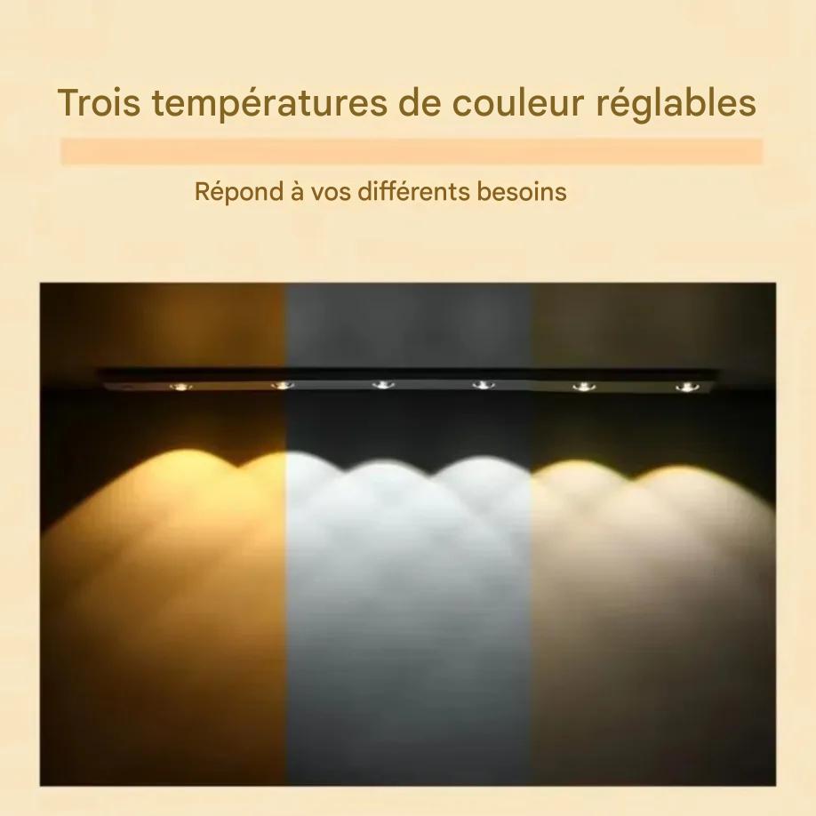 Lampe LED à 4 Spots avec capteur de mouvement