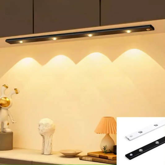 Lampe LED à 4 Spots avec capteur de mouvement