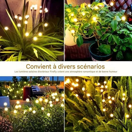 2 Lampes solaires de jardin (16 led )